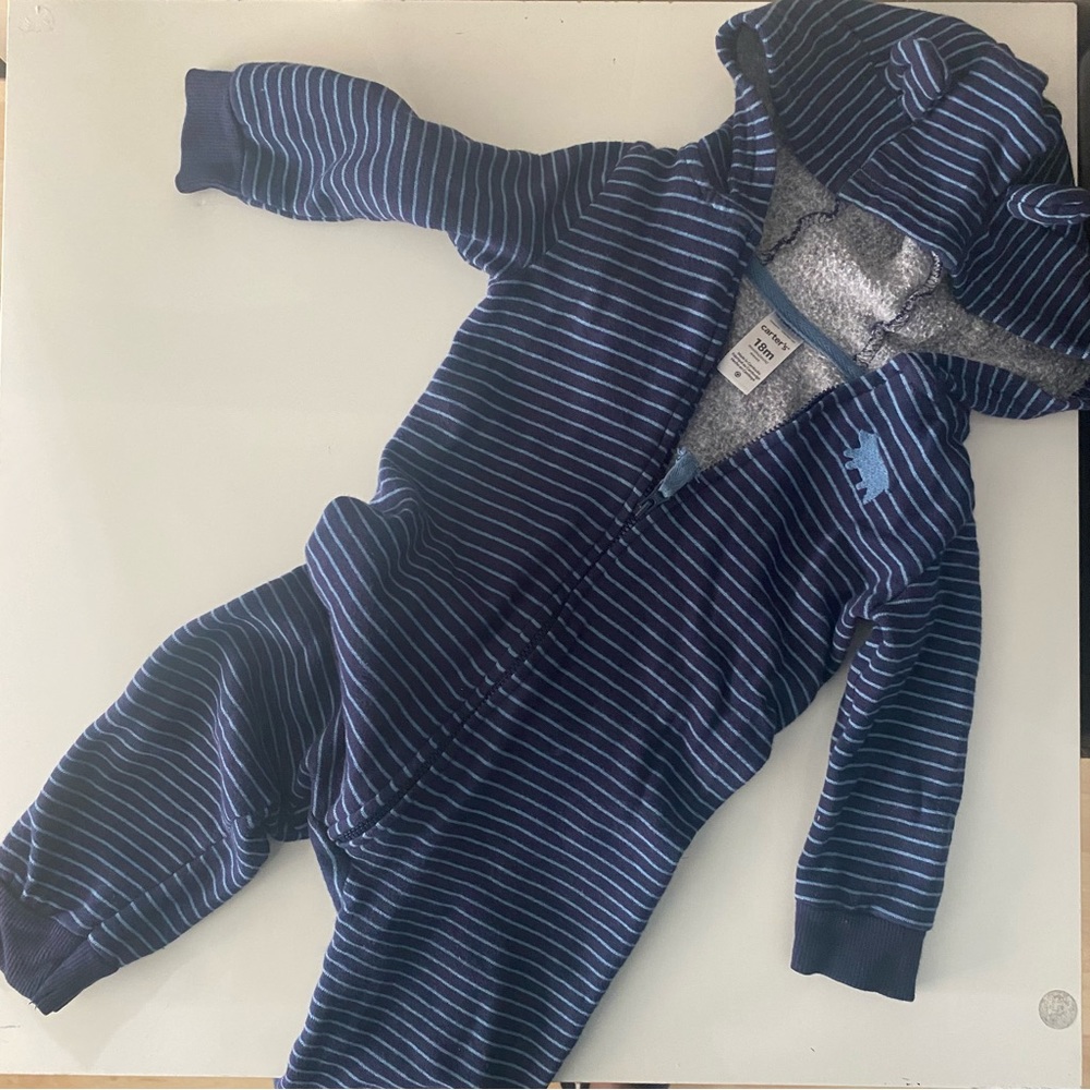 Carters sweater pants romper